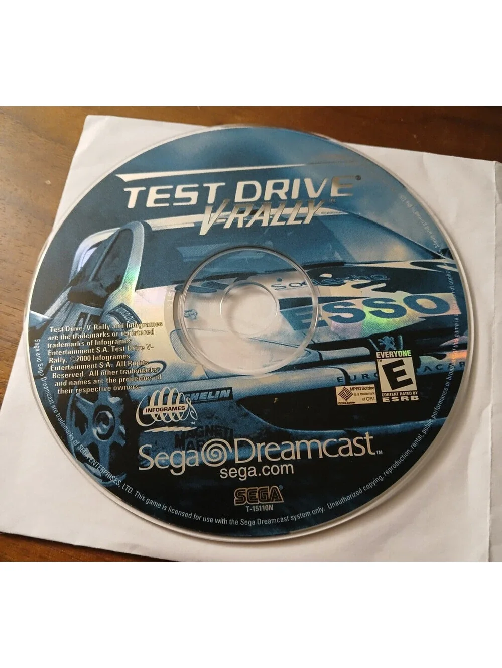 Test Drive V-Rally (Sega Dreamcast, 2000)